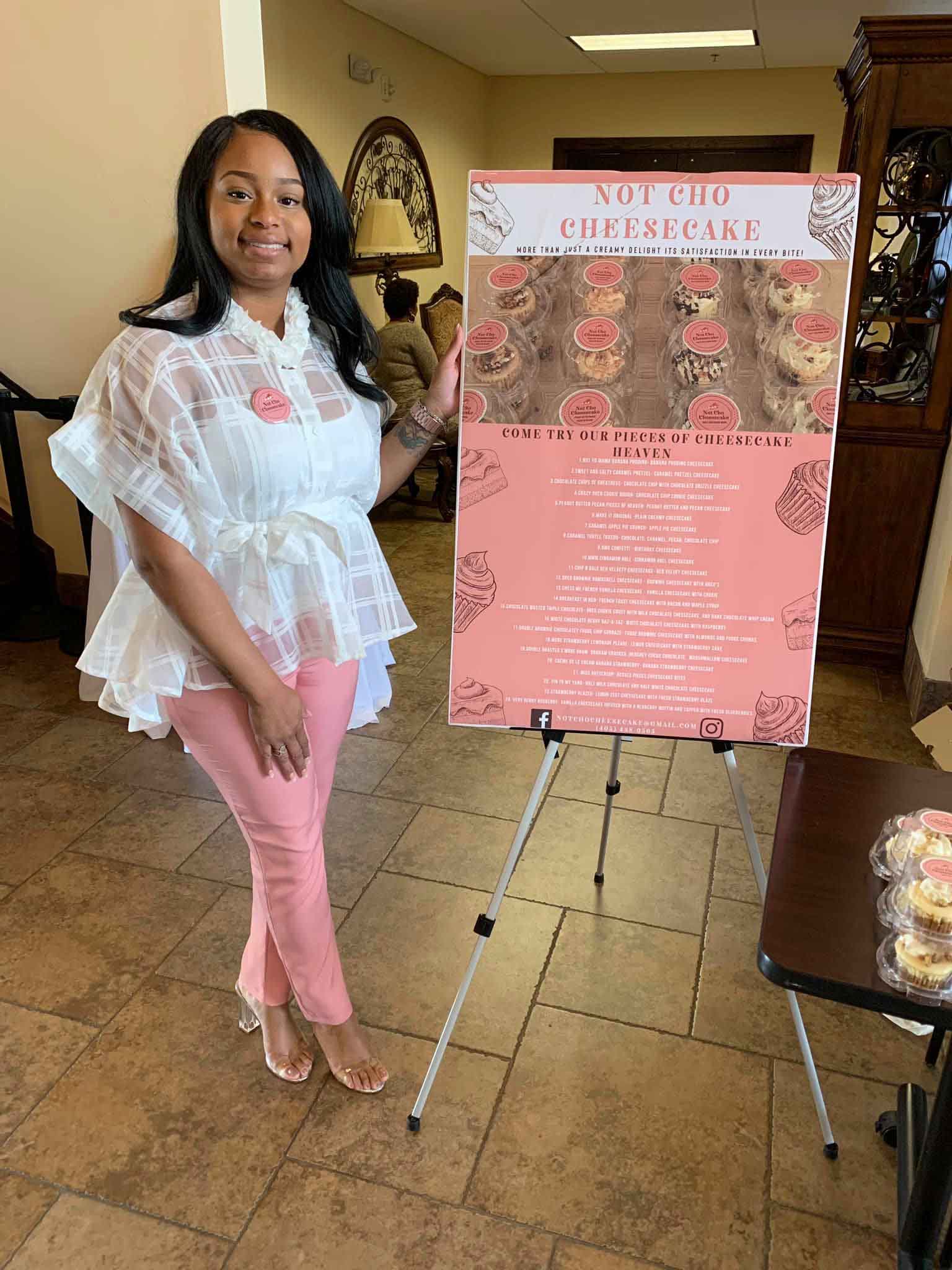 ShoShianna Moore Co-Founder of Not Cho Cheesecake